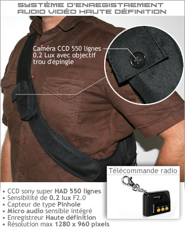syst&egrave;me d'enregistrement audio vid&eacute;o haute d&eacute;finition