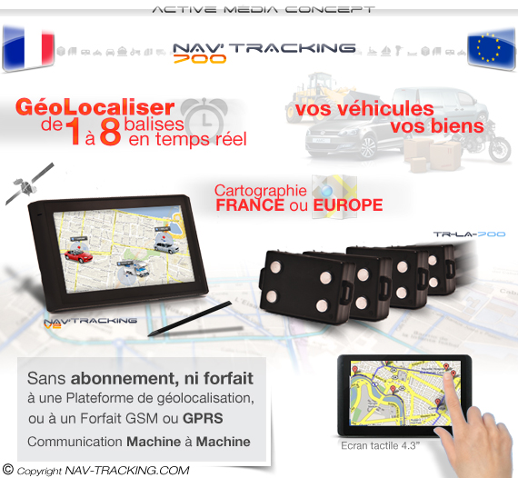 Traceur GPS sans abonnement GEO-ONE