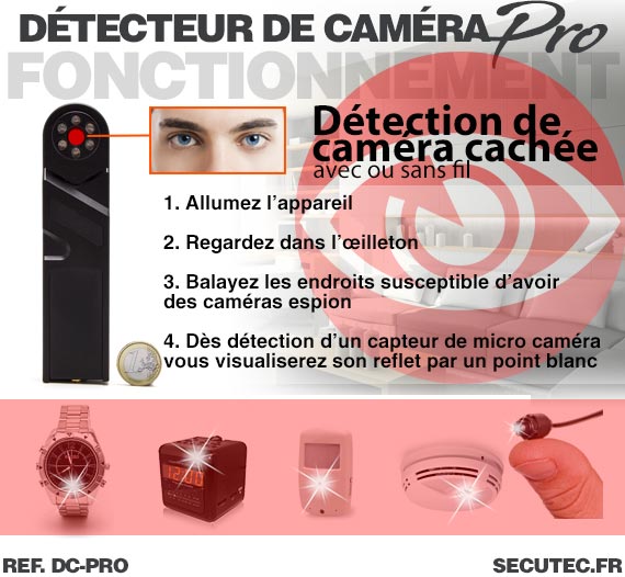 Détecteurs De Caméra Cachée Détecteur Micro Espion Détecteur De